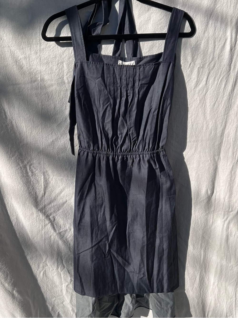 Ava & Viv Navy Blue Sleeveless Pinafore Dress